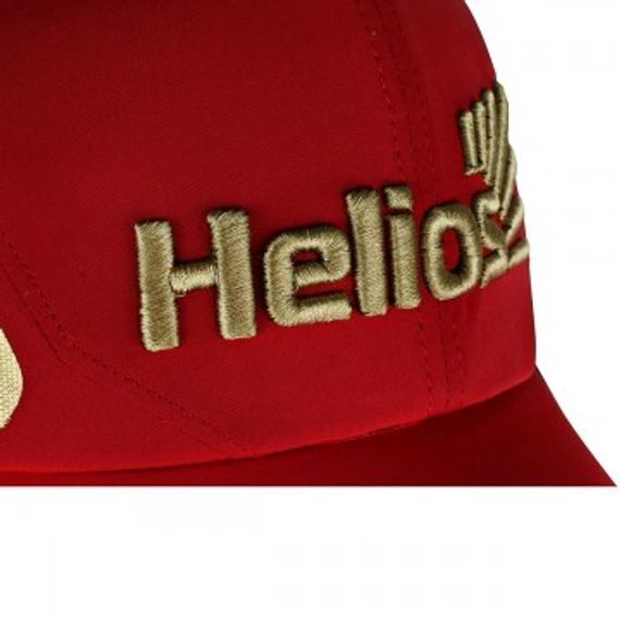 Бейсболка Helios цв.черный/красный б/р