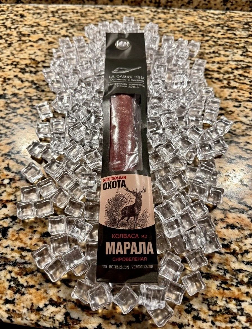 Колбаса сыровяленая из мяса марала 200 гр