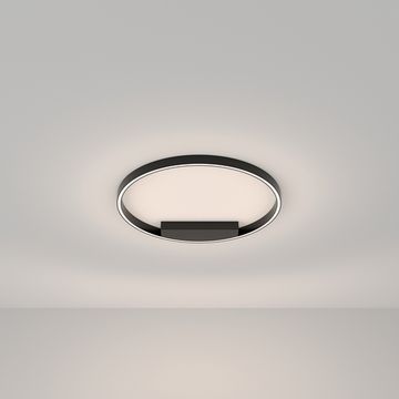 Потолочный светодиодный светильник 35W 3000К/4000К MOD058CL-L35BK чёрный Rim Maytoni