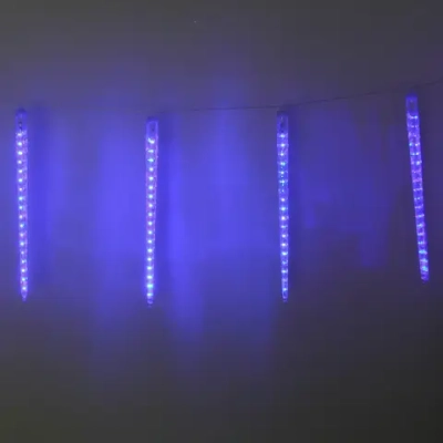 Гирлянда для улицы «Сосулька» 3,0 м*42 см 288 ламп LED, IP-54, Синий (8 трубок)
