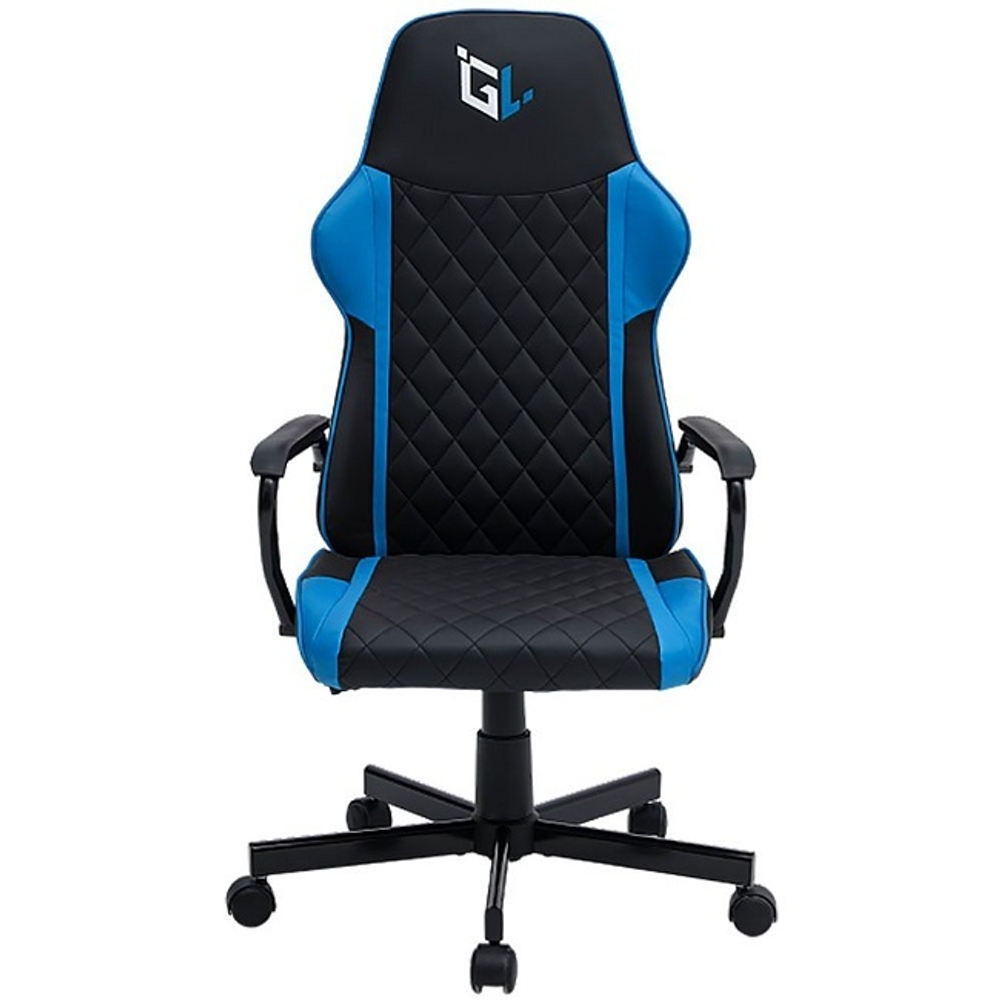 Кресло компьютерное игровое GAMELAB SPIRIT Blue, игровое, механизм качания пиастра (GL-450)