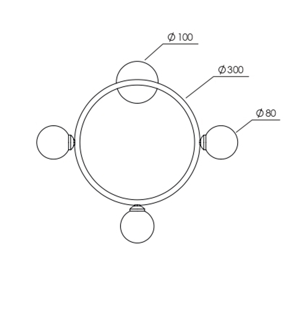 Бра Atelier Areti Circle Pendant