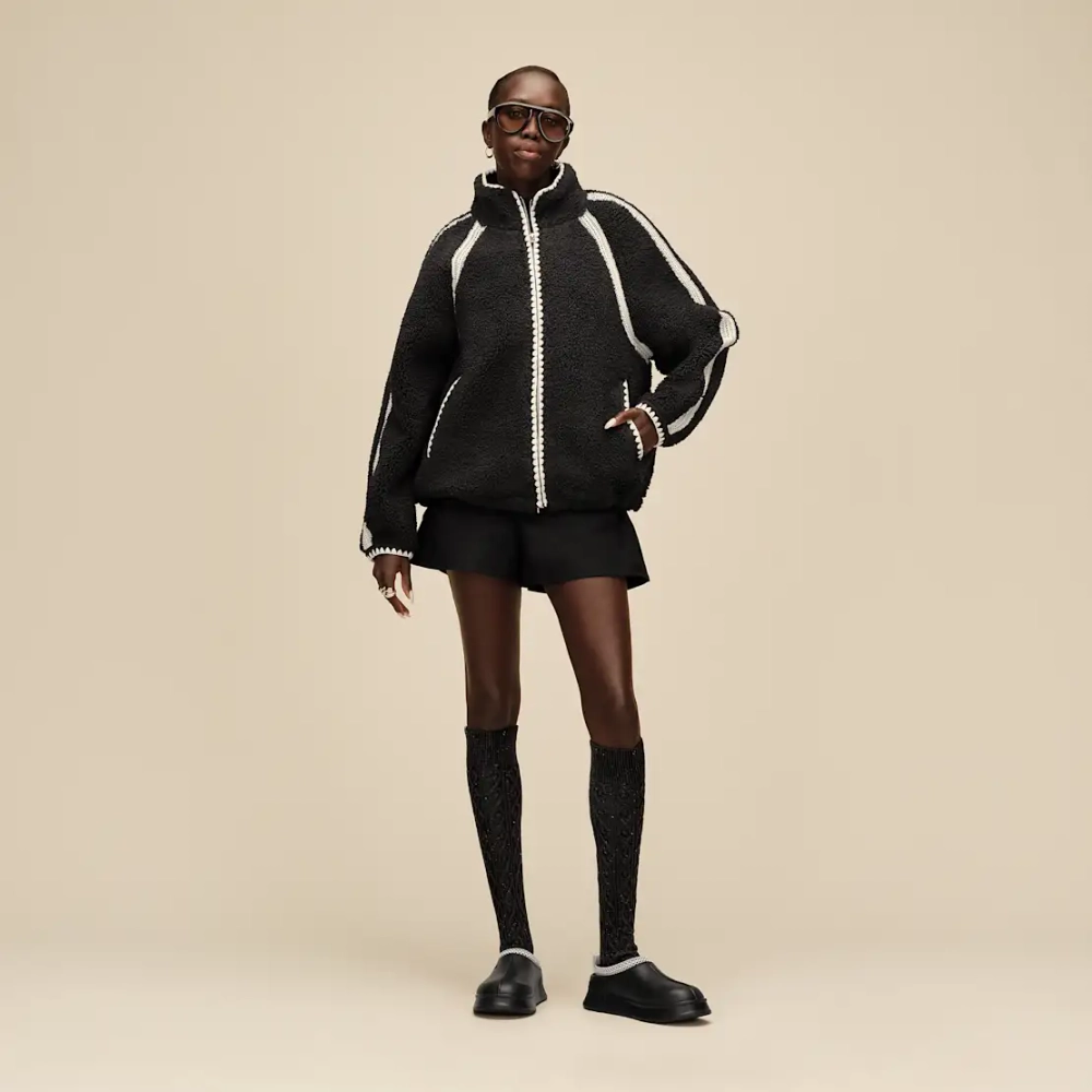 UGG Куртка с вязаными вставками Nikia, черный
