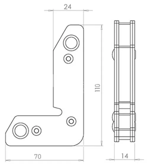 Магнитный угольник HDWELD WM7-M, 2 шт.
