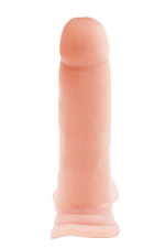 Телесный фаллоимитатор-реалистик Dual Density Dildo - 17,5 см. (Цвет: телесный)