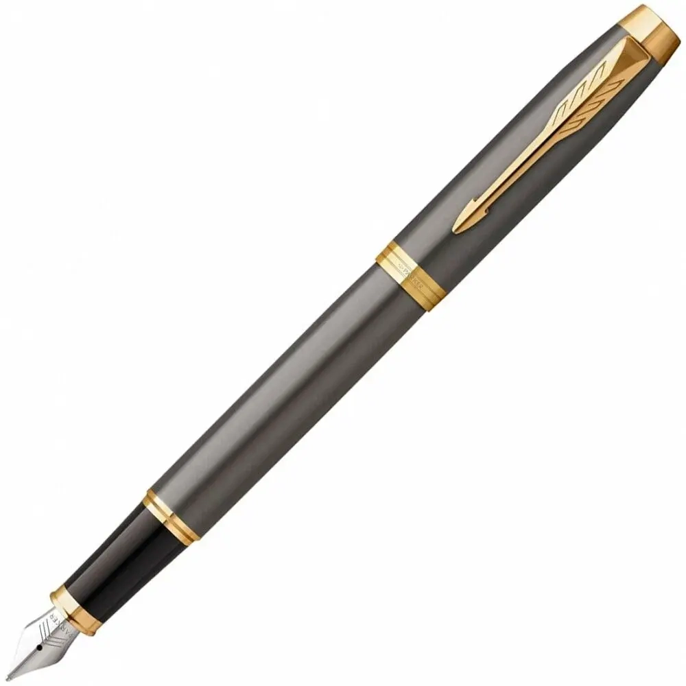 Parker IM Premium Grey Core GT, перьевая ручка, перо сталь нержавеющая М, подарочная упаковка