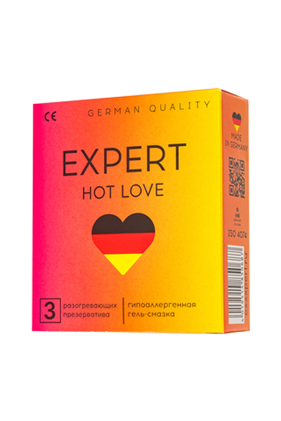 Презервативы Expert Hot Love с разогревающим эффектом №3