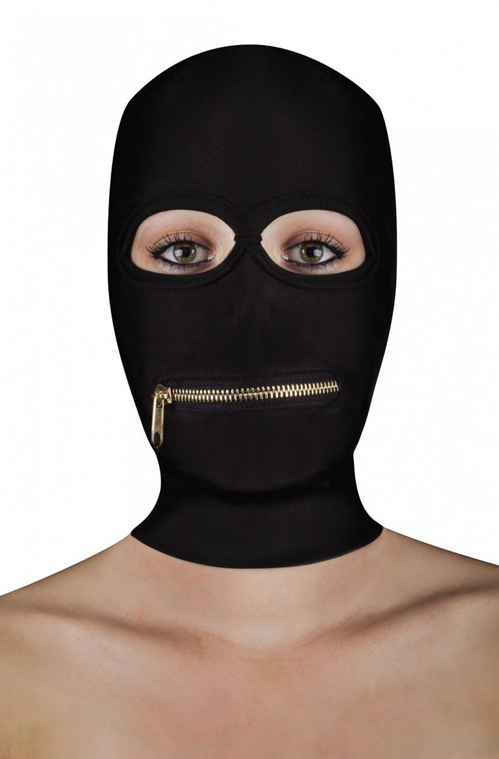 Маска с молнией Extreme Zipper Mask with Mouth Zipper (Цвет: черный)