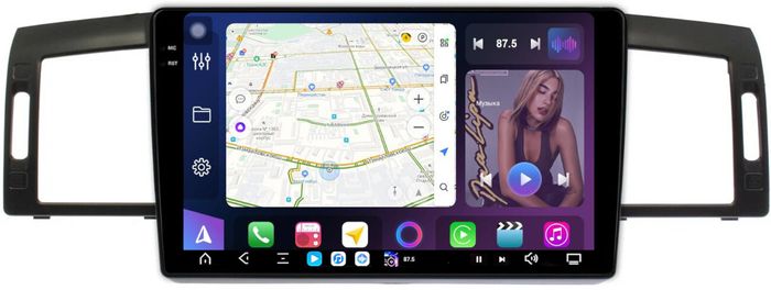 Магнитола для Infiniti M35, M45 2004-2009 (поддержка Bose) - FarCar S500-TS20 монитор 9.5" 2K QLED на Android 14, Быстрейшая, CarPlay, 4G SIM-слот