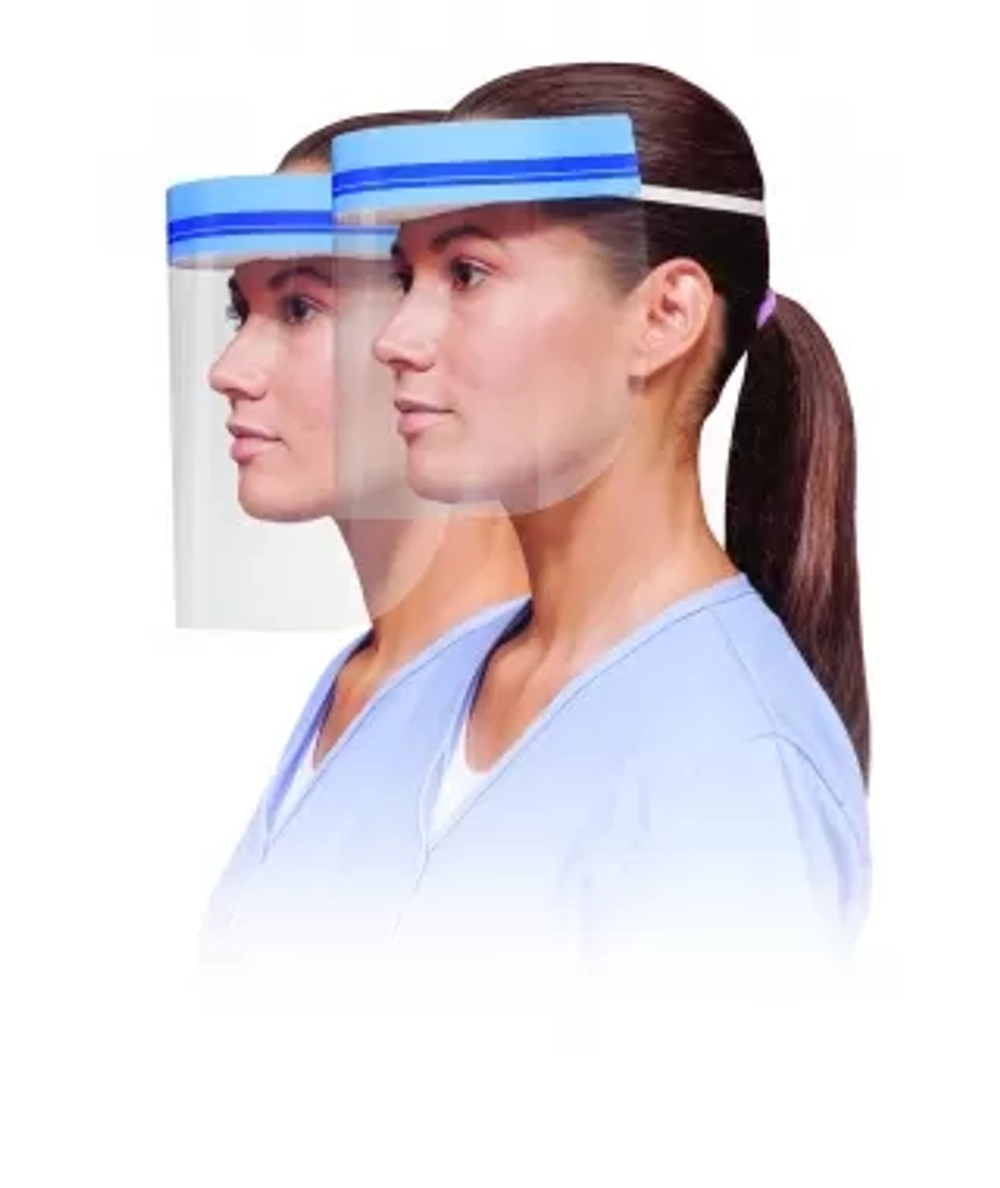 Защитная маска для лица Face shield Crosstex