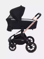 Коляска детская MOWBaby "ZOOM"PU (2в1) RA086 Gold Black