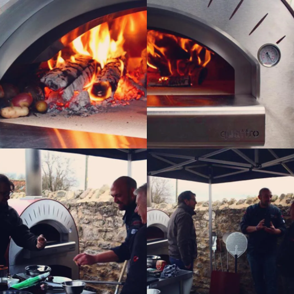 Печь для пиццы на дровах ALFA PIZZA QUATTRO PRO
