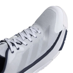 Мужские кросовки для Padel Adidas Crazyquick LS Padel M - cloud white/silver metallic/dark blue