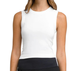 Женский теннисный топ Wilson Pro Seamless Tennis - bright white
