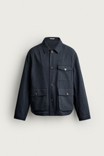 КУРТКА-РУБАШКА СВОБОДНОГО КРОЯ С КАРМАНАМИ — ZARA · 2020/223