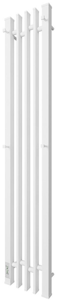 Полотенцесушитель электрический Point Фрея PN20732W П2 180x1200 диммер слева, белый