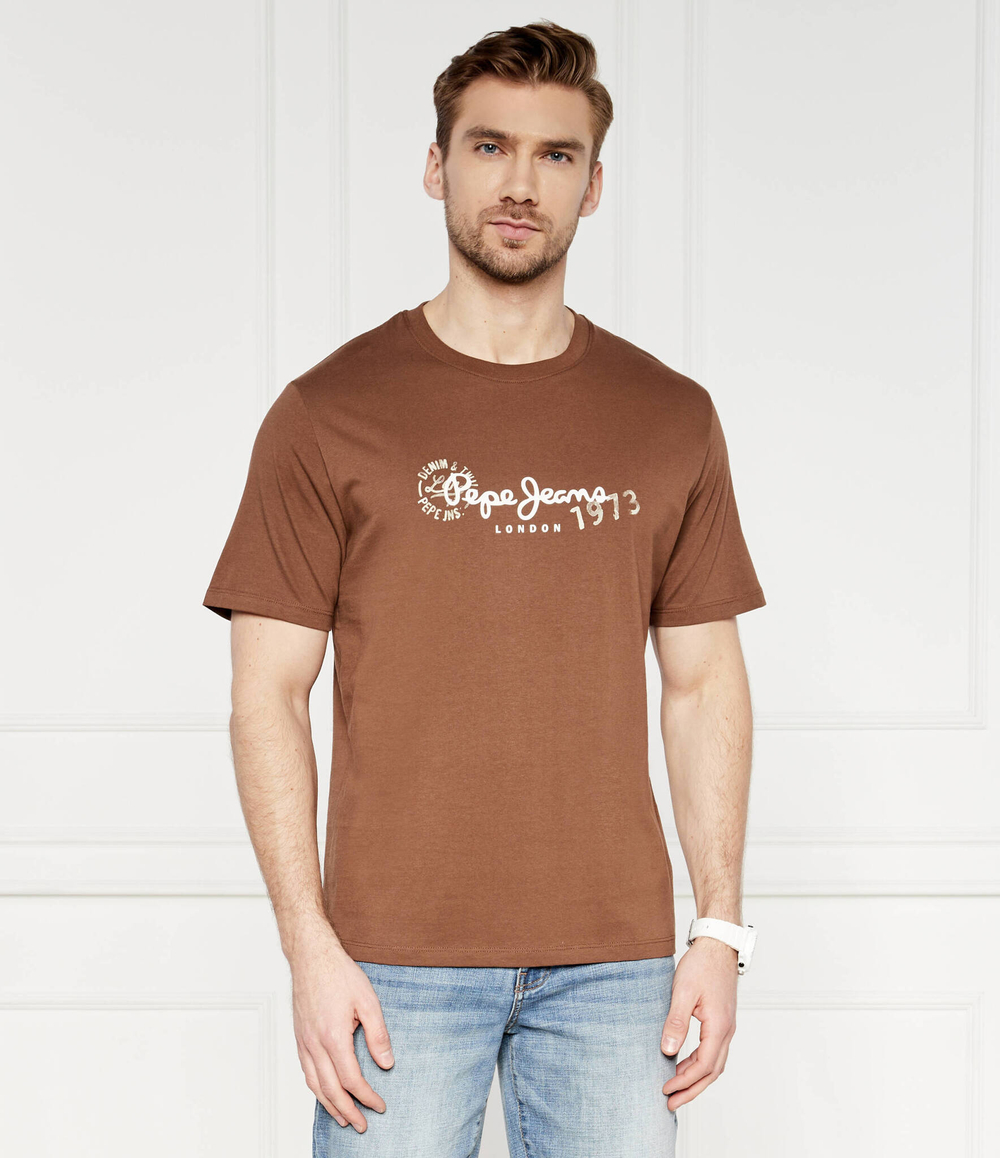 Футболка Pepe Jeans London - коричневый(PM509373)