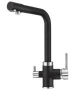 Кухонный смеситель Kuppersberg GEOS DEEP BLACK фото 