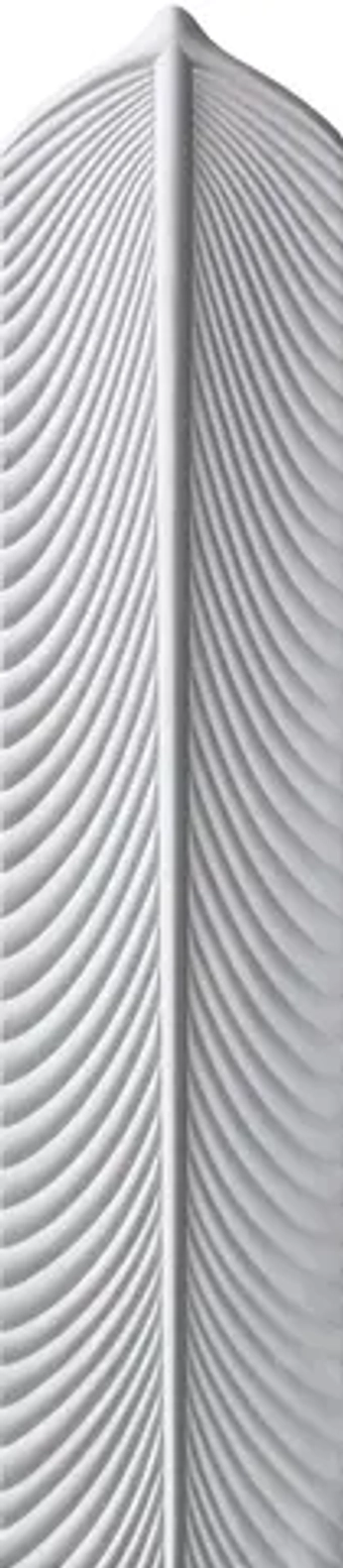 Полиуретановая панель с фактурой, белый / PU Feather Stone Panel 1-White 900х200х50 мм