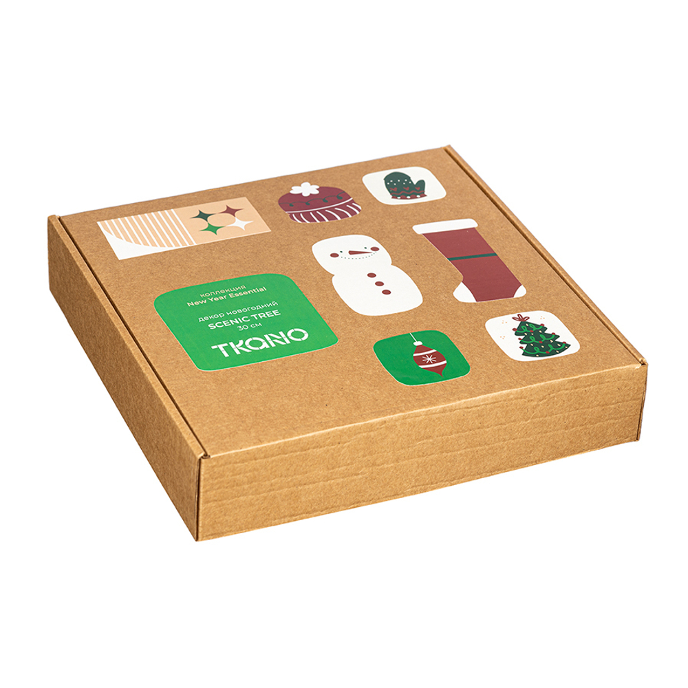 Декор новогодний 30см Tkano Scenic tree New Year Essential