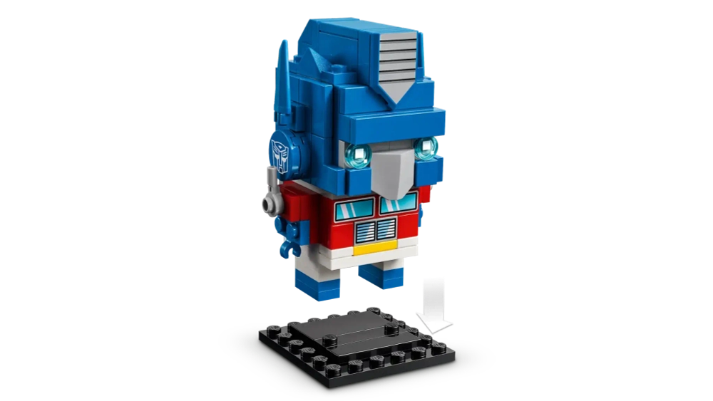 Конструктор LEGO BrickHeadz 40803 Робот и транспортное средство Оптимуса Прайма