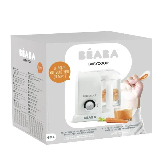 Блендер-пароварка Beaba Babycook Solo White Silver