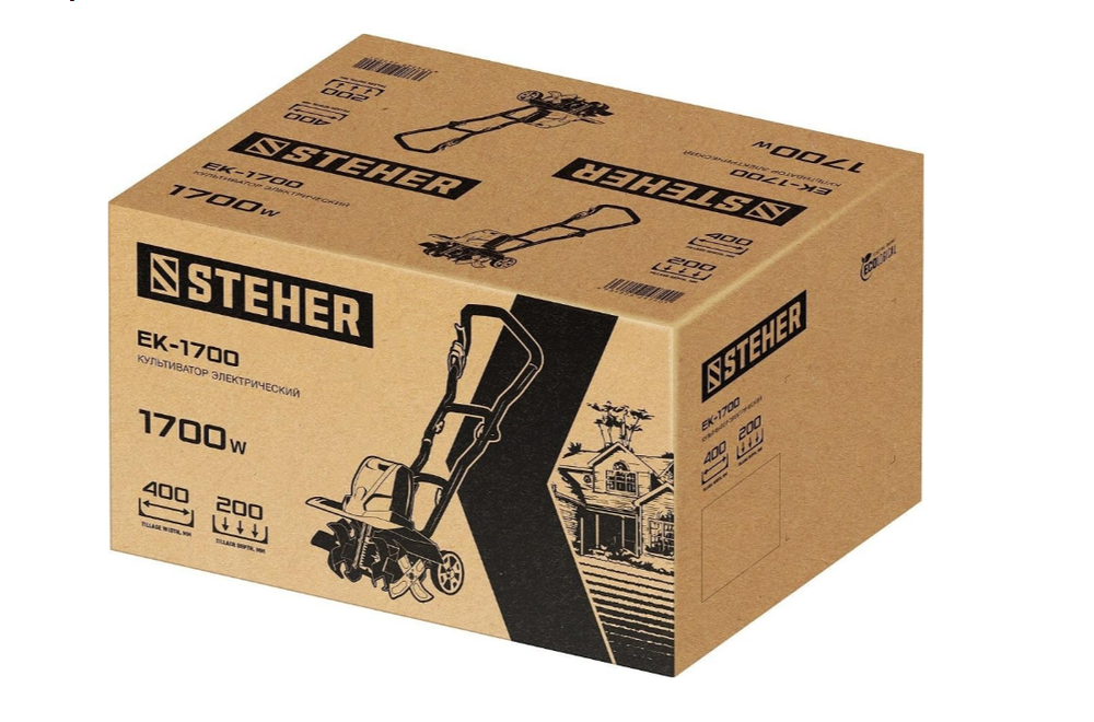 Электрический культиватор STEHER EK-1700, 1700 Вт