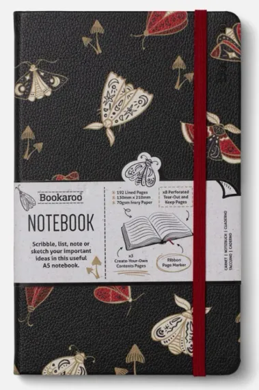 Bloknot \ Блокнот \ Notebook Bookaroo A5 Journal - Moths