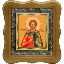 Максим Доростольский, Озовийский мученик. Икона на холсте.