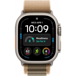 Смарт-часы Apple Watch Ultra 4 49 mm, Natural Titanium case | ремешок Alpine Loop | Desert, M
