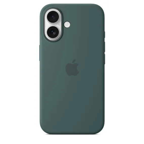 Чехол Silicone Case MagSafe для iPhone 16 Зеленый