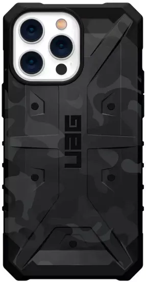 Чехол с поддержкой MAGSAFE Uag Pathfinder SE для iPhone 15 Pro 6.1", цвет темный камуфляж (Midnight Camo)