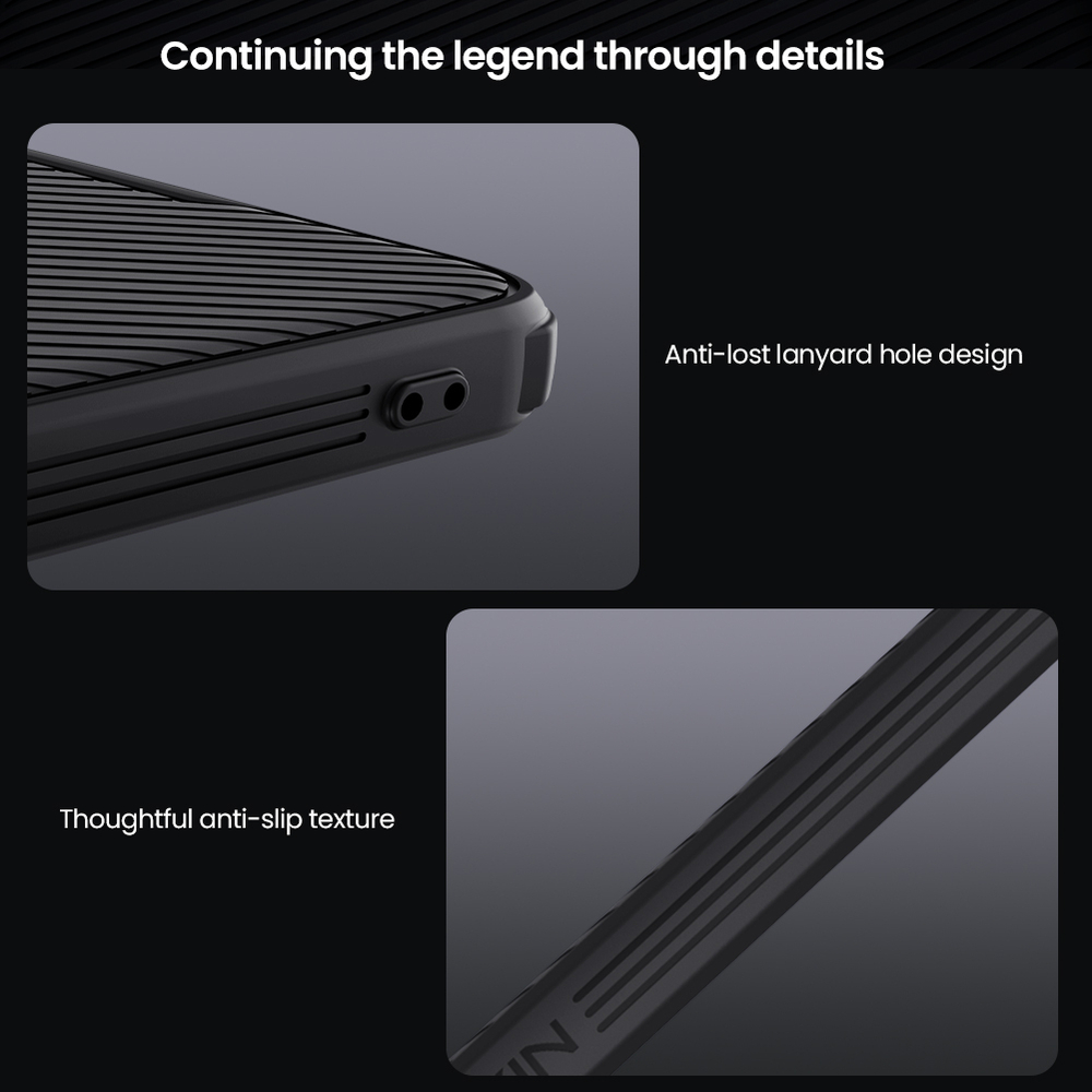 Чехол с защитной шторкой для камеры от Nillkin на Xiaomi Poco X7 Pro, серия CamShield Pro Case