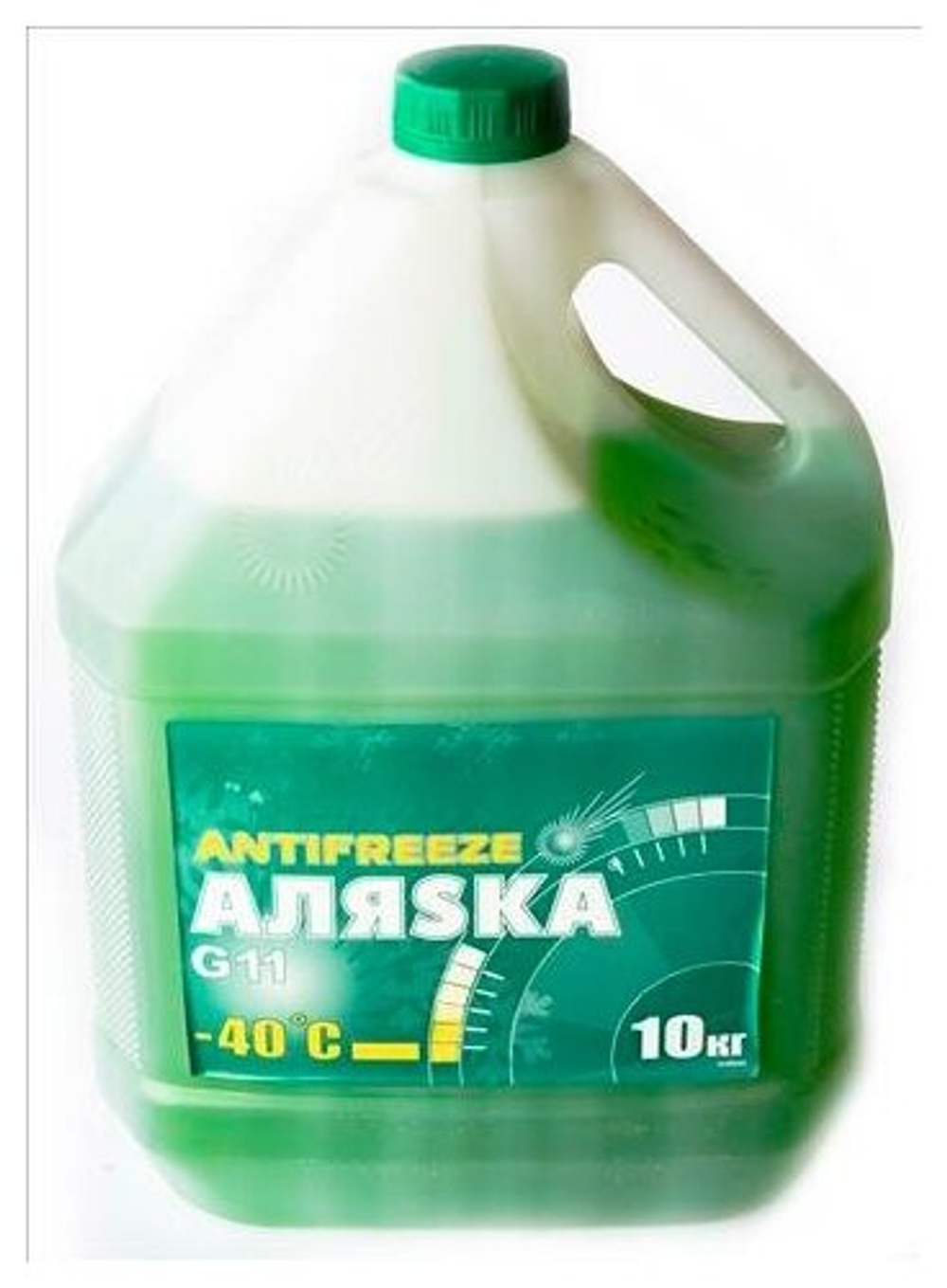 Антифриз Аляска Antifreeze G11 готовый -40C зеленый 10 л 5523