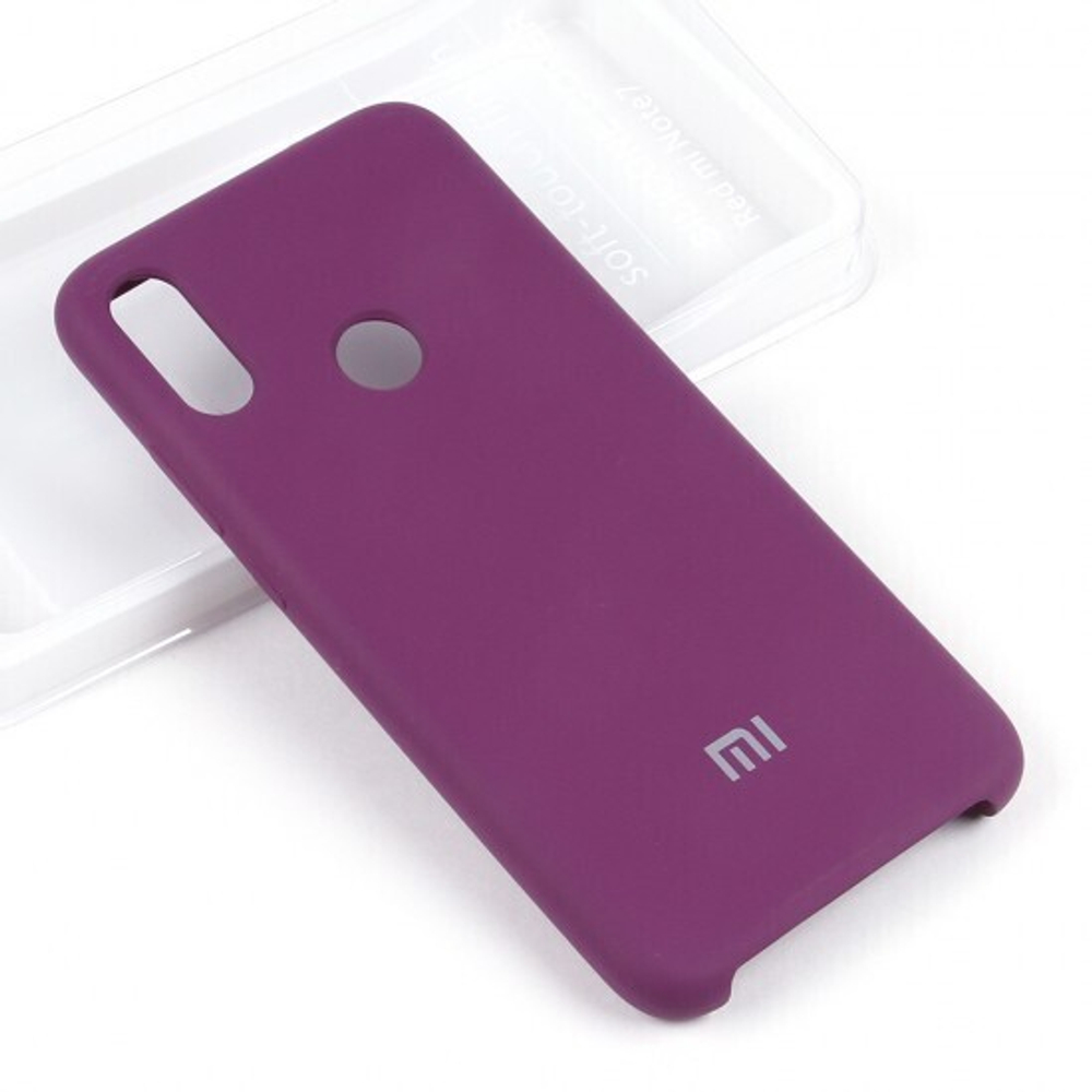 Панель Soft Touch для Xiaomi Redmi Note 7, 007001 Темно-синий