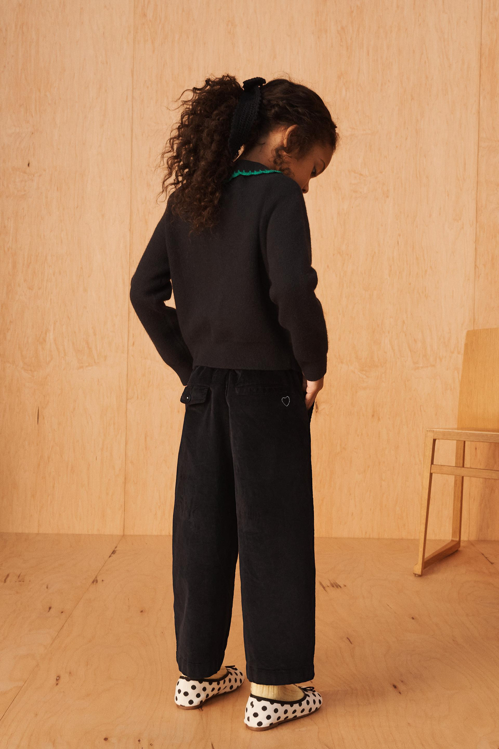 ZARA РЕЗИНКА ДЛЯ ВОЛОС С БАНТОМ - LIMITED EDITION, ТЕМНО-СИНИЙ