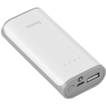 Внешний Аккумулятор (Power Bank) Hoco B21 5200 mAh (5,0V - 2A, с фонариком) Белый