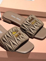 Шлепанцы MIU MIU