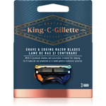 Бритвенные сменные лезвия King C. Gillette Shave & Edgedging, 3 шт. (Германия)