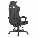 Кресло компьютерное BRABIX "Striker GM-121", синхромеханизм, 2 подушки, экокожа/велюр, черное, 532962