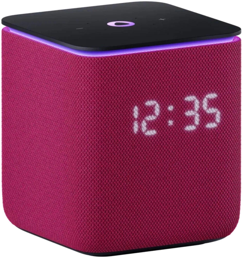Умная колонка Yandex Станция Миди Алиса малиновый 24W 1.0 BT/Wi-Fi 10м (YNDX-00054PNK)