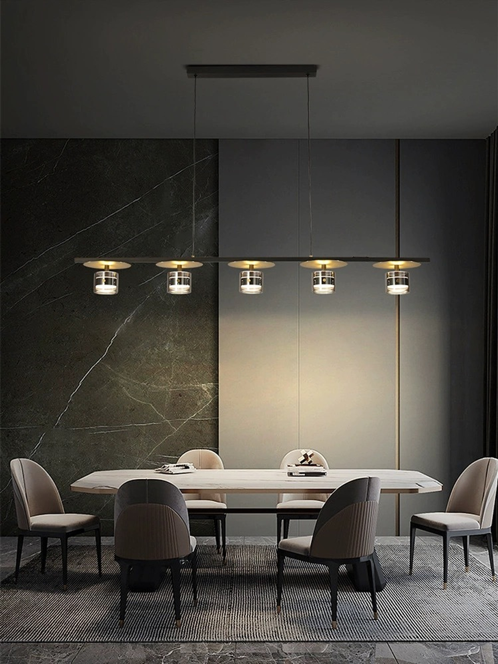 Chandelier  horizontal Burzob