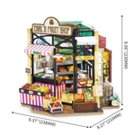 Овощная лавка Carl's Fruit Shop от Rolife - Интерьерные конструкторы-румбокс, сборная модель