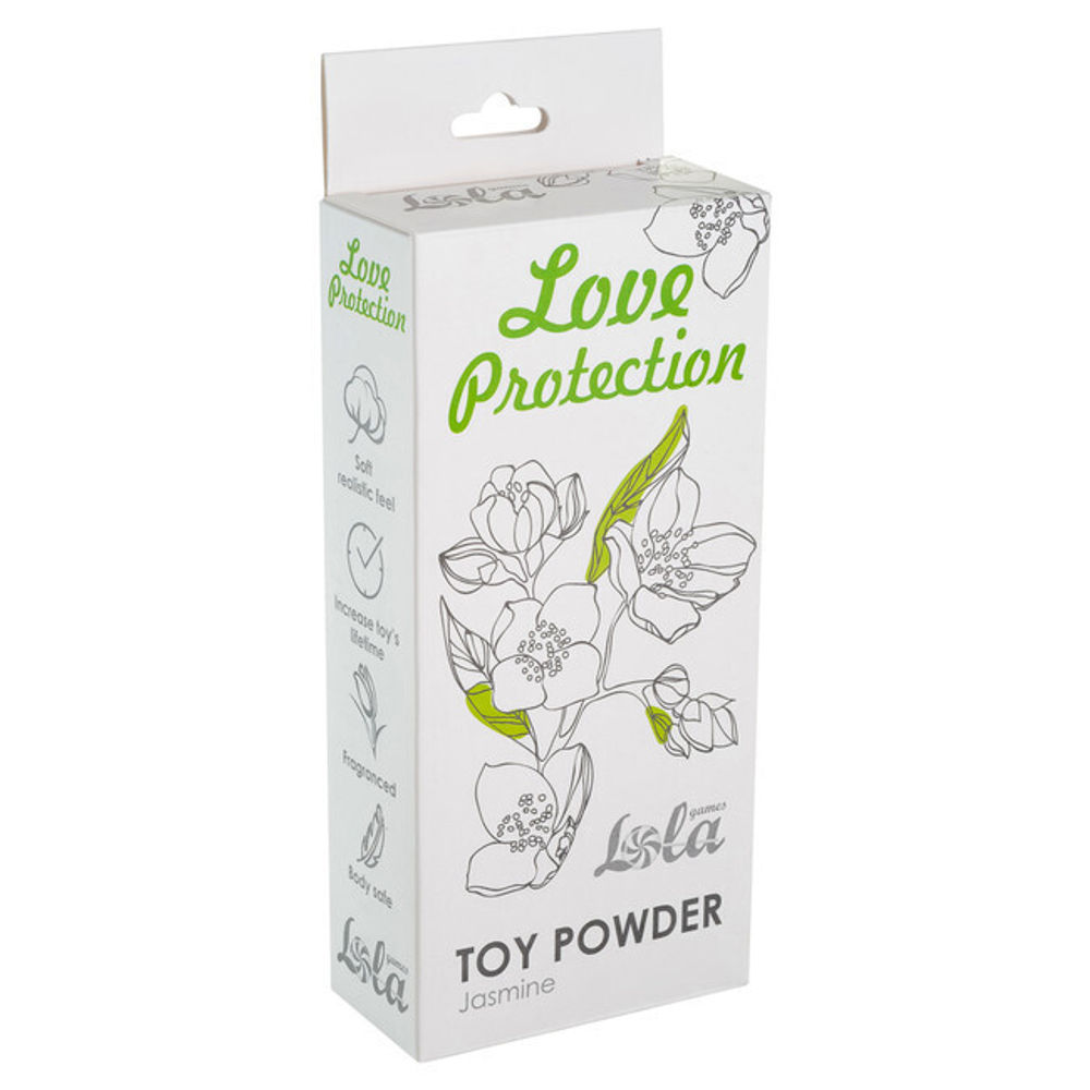 Пудра для игрушек ароматизированная Love Protection Жасмин 30 гр (Цвет: белый)