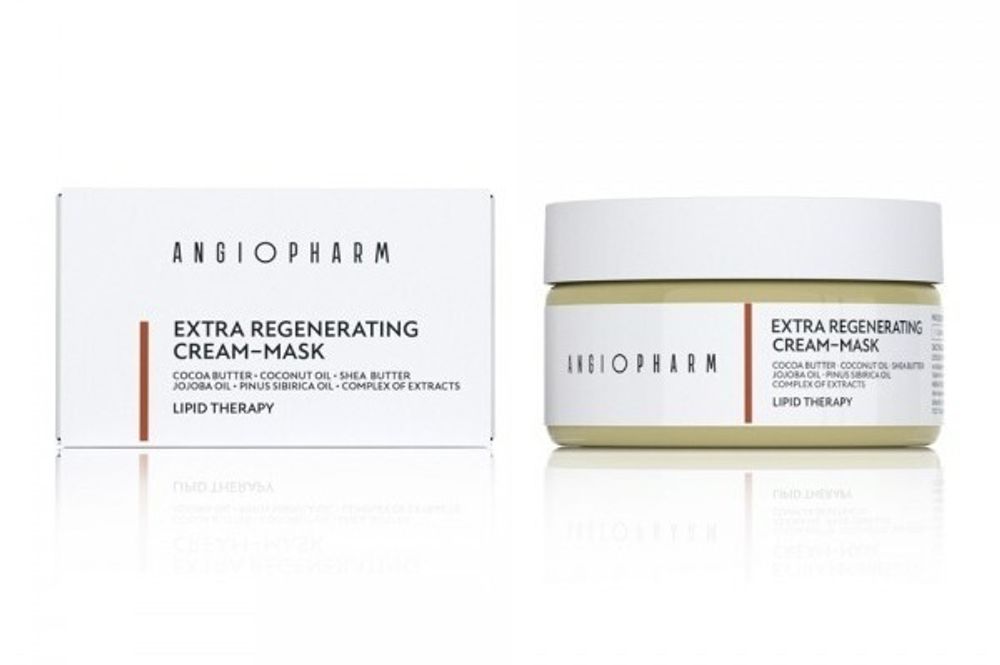 Экстраобогащенная регенерирующая крем-маска ANGIOPHARM Regenerating Cream-Mask 200мл