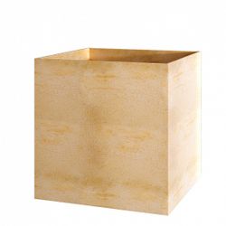 Кашпо CUBE LEMON CLAY 60x60x60