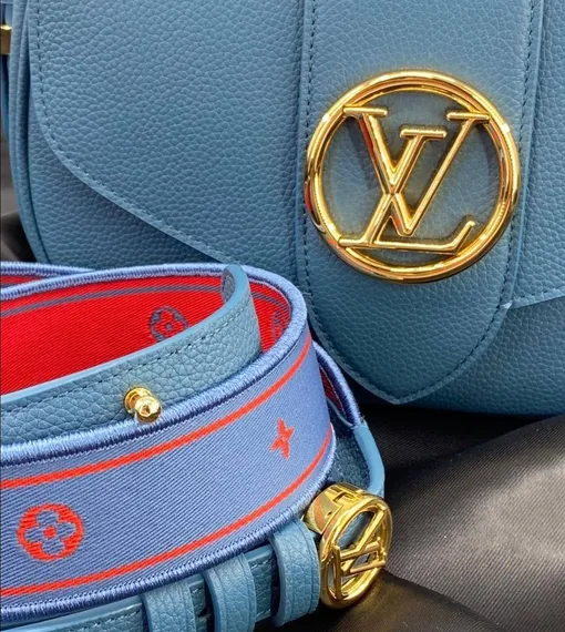 Сумка Louis Vuitton Pont 9 Soft PM синий