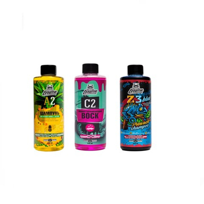 Набор для трехфазной мойки кузова Z3 Blue+ A2 + воск C2