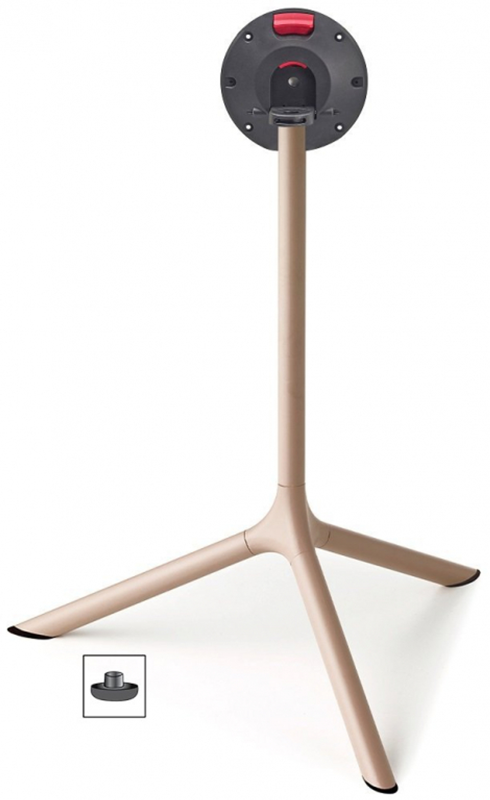 Стол ламинированный обеденный складной Scab Design Tripe Maxi Folding, тортора, черный мрамор Сахара