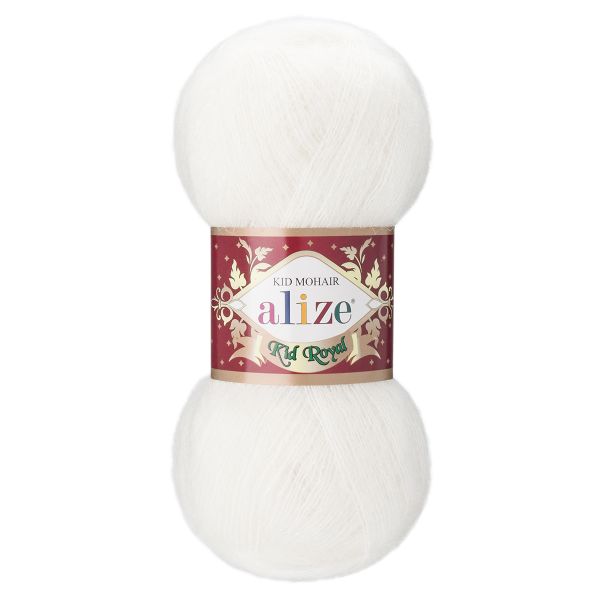 Пряжа Alize (Ализе) Kid Royal / уп.5 мот. по 50 г, 500м, 062 кремовый A